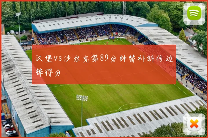 汉堡vs沙尔克第89分钟替补斜传边锋得分
